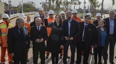 Vidal inauguró una obra junto a Alejandro Granados y Mario Ishii