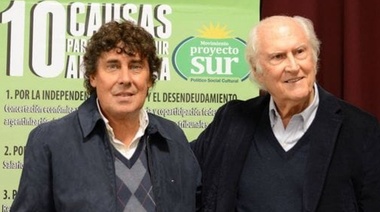 Pino Solanas y Pablo Micheli serán candidatos por la Provincia
