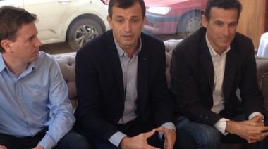 Junto a Chaves y Martelli, Bali Bucca visitó La Plata