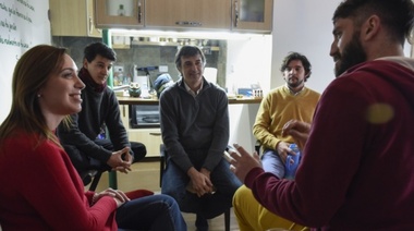 Vidal y Esteban Bullrich estuvieron juntos en Villa Adelina