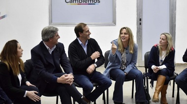 Gladys González visitó La Plata junto a los candidatos de Cambiemos