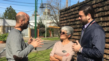 Delfino recorrió Hurlingham con el Ministro de Transporte Guillermo Dietrich