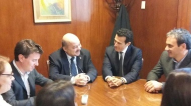 Chaves y Martelli se reunieron con las autoridades de la UNLP