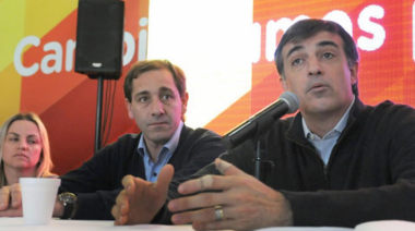 Esteban Bullrich de campaña por La Plata