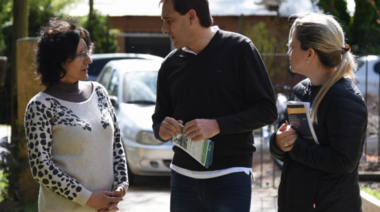 Garro y Píparo encabezaron un timbreo en Villa Elisa