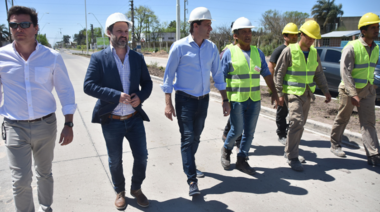 Garro inauguró el primer tramo de la Avénida 66
