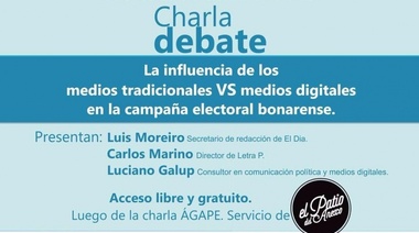Realizarán un debate sobre el rol de los medios en la campaña