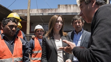 Vidal y Posse recorrieron una obra vial que beneficiará a San Isidro y San Martín