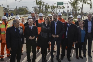 Vidal inauguró una obra junto a Alejandro Granados y Mario Ishii