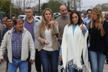 Vidal recorrió Quilmes junto a Gladys González y Toty Flores