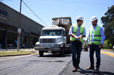 Avanza la repavimentación del Camino General Belgrano