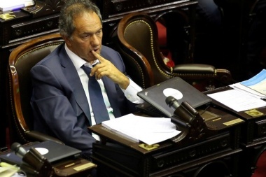 Scioli pegó el faltazo en la votación de la Reforma Previsional