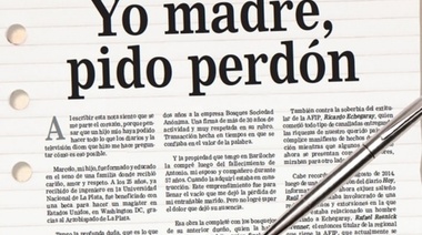 La madre de Balcedo pidió disculpas por los delitos de su hijo