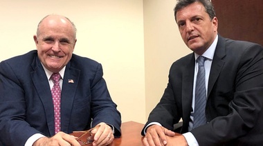 Massa y Giuliani firmaron un acuerdo para trabajar en temas de seguridad
