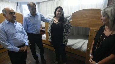 Garro y Salvador visitaron el Hogar de Protección Integral "Casa Violeta"