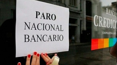 Paro total de bancos en todo el país