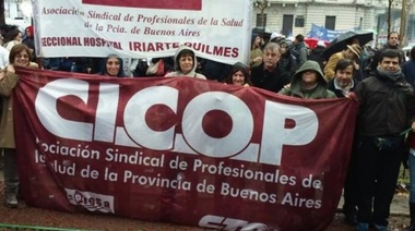 Los profesionales de la salud realizarán un paro de 24 horas mañana