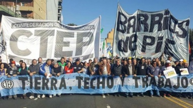 Barrios de Pie y la CTEP se suman al paro de las CTA y los camioneros