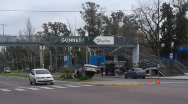 Madrugada accidentada en Gonnet