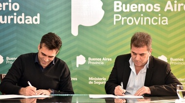 Ritondo y López firmaron convenio de unificación de las policías Local y Distrital