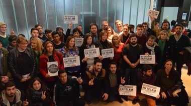 Bloques de la oposición apoyaron a los despedidos de Télam