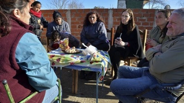 Vidal visitó las obras de ampliación del “Refugio de los Niños” de Varela