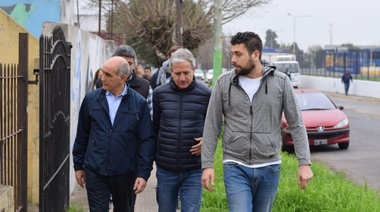 Lucas Delfino realizó un nuevo timbreo junto al vicegobernador Daniel Salvador