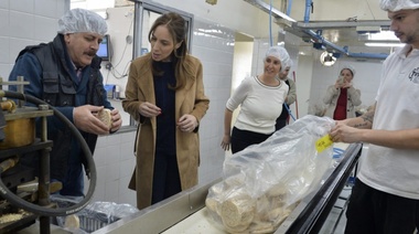 Vidal volvió a San Martín para recorrer una PyME