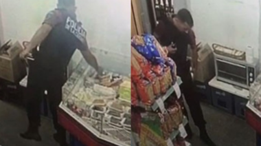 Separaron de la fuerza al Policía de la Ciudad que robó en un supermercado chino
