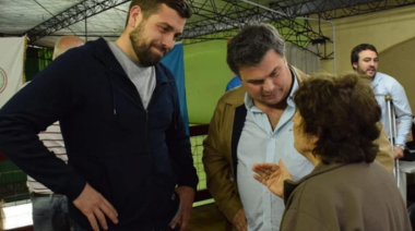 Delfino y López Medrano inauguraron una Posta Digital en un centro de jubilados