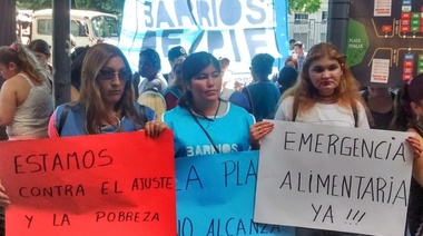 Barrios de Pie realiza protestas frente a supermercados en todo del país