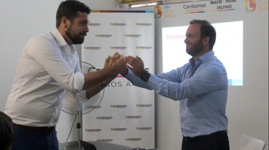 Federico Suárez le dio su apoyo a Lucas Delfino en Hurlingham