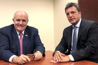 Massa y Giuliani firmaron un acuerdo para trabajar en temas de seguridad