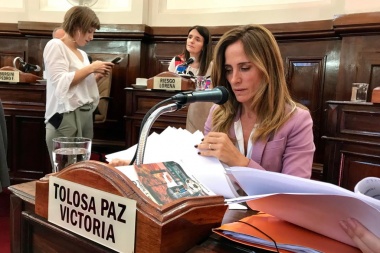 Victoria Tolosa Paz: “El Presupuesto de Vidal pone a La Plata en jaque”