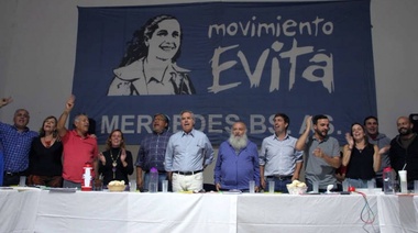 El Movimiento Evita brindó su “apoyo unánime” a la candidatura de Solá