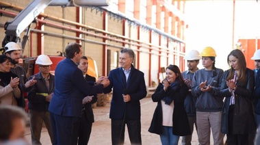 Macri, Vidal y Garro recorrieron las obras en la línea Roca