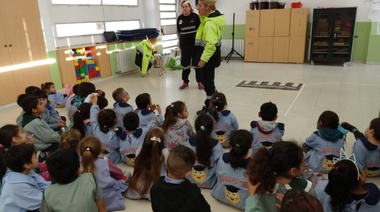 Continúan los talleres de educación vial en diversas escuelas de la ciudad