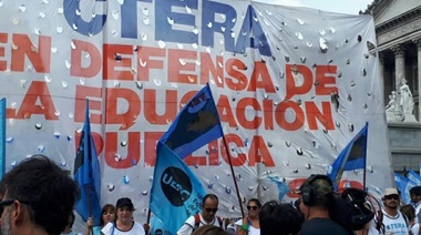 Ctera anunció un paro nacional docente para mañana