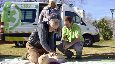 Realizarán charlas y cursos de RCP para promover entornos saludables