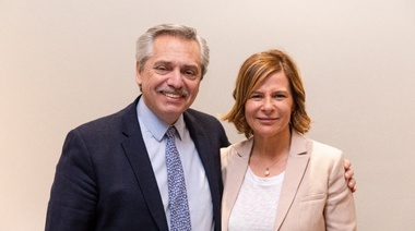 Alberto Fernández se reunió con la candidata a intendenta Florencia Saintout