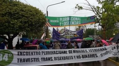 Por el temporal, suspendieron la Apertura del Encuentro Nacional de Mujeres