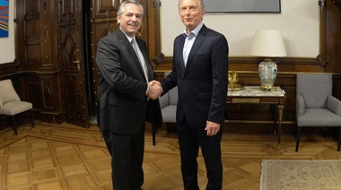 Alberto Fernández y Mauricio Macri se reunieron en Casa Rosada