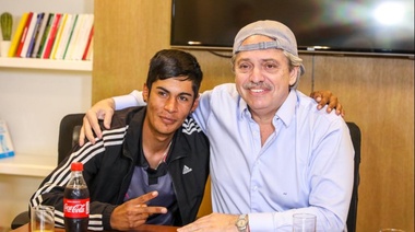 Alberto Fernández se reunió con Brian Gallo