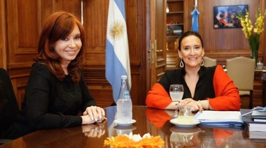 Gabriela Michetti y Cristina Kirchner se reunieron para acordar el traspaso