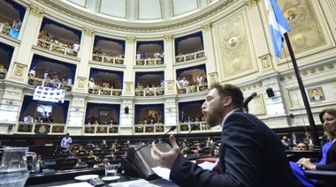 Con la creación de la triple firma, Otermín asumió la presidencia en Diputados