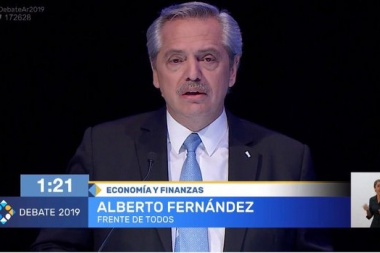 Alberto Fernández sobre el debate: "El intercambio de ideas es un valor que debemos cultivar"