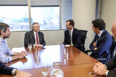 Alberto Fernández invitó al grupo Carrefour a sumarse al Plan contra el Hambre
