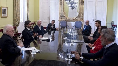 Cafiero se reunió con Tinelli y Suar por la industria audiovisual