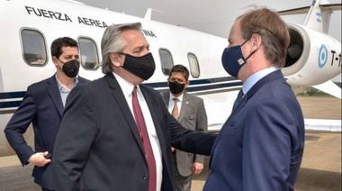 Fernández se reunió con el gobernador Bordet en Paraná