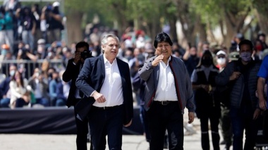Fernández, en la despedida a Evo Morales: "No queremos países para uno, sino países para todos"